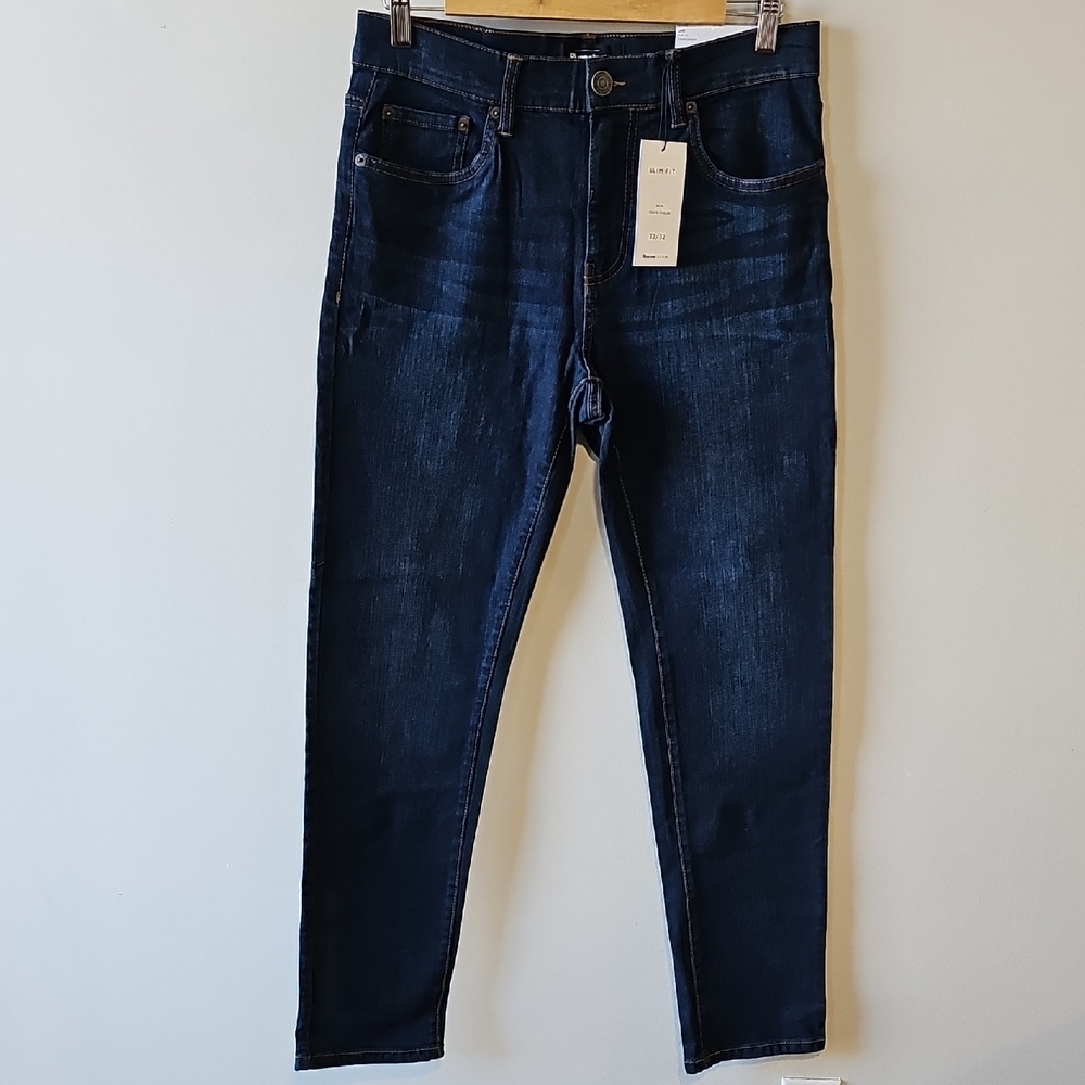 Bluenotes Men's 32x32 Deep Indigo Slim Fit Jeans